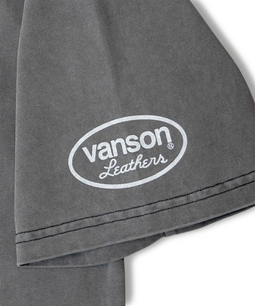 VANSON（ヴァンソン）の「VANSON-SKELTON BONES-Pigment Dyed Tee（Tシャツ/カットソー・メンズ・ブラック・M/L/XL）」の12枚目の写真