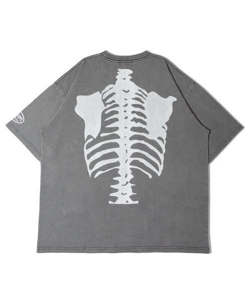 VANSON（ヴァンソン）の「VANSON-SKELTON BONES-Pigment Dyed Tee（Tシャツ/カットソー・メンズ・ブラック・M/L/XL）」の15枚目の写真