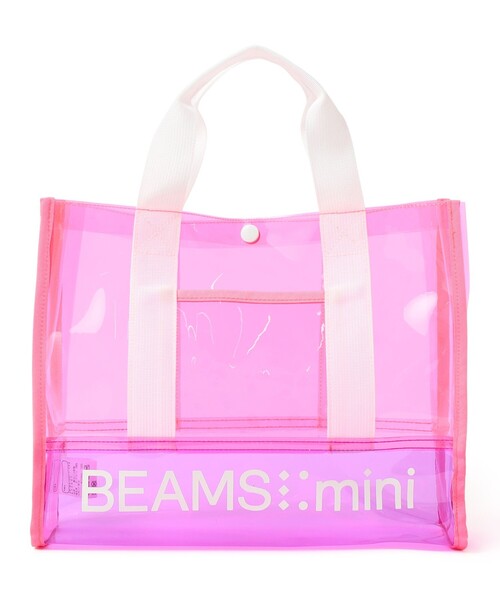 BEAMS mini(ビームスミニ)の「カラー PVC プールバッグ 2025SS(トートバッグ・キッズ・ブルー/ピンク・ONE SIZE)」の9枚目の写真