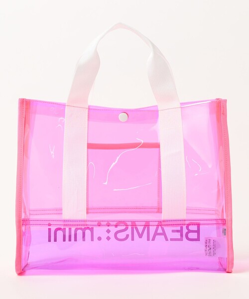 BEAMS mini(ビームスミニ)の「カラー PVC プールバッグ 2025SS(トートバッグ・キッズ・ブルー/ピンク・ONE SIZE)」の11枚目の写真