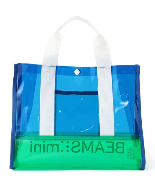 BEAMS mini(ビームスミニ)の「カラー PVC プールバッグ 2025SS(トートバッグ・キッズ・ブルー/ピンク・ONE SIZE)」の15枚目の写真