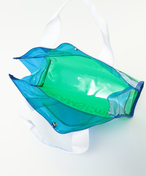 BEAMS mini(ビームスミニ)の「カラー PVC プールバッグ 2025SS(トートバッグ・キッズ・ブルー/ピンク・ONE SIZE)」の17枚目の写真