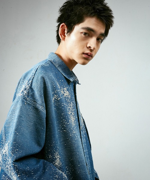 Dulcamara（ドゥルカマラ）の「グラニュールデニムカバーオール-U（デニムジャケット・メンズ・インディゴブルー・0/1）」の2枚目の写真