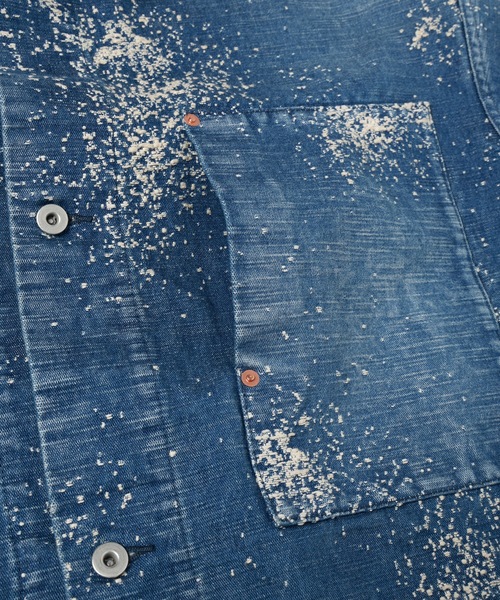Dulcamara（ドゥルカマラ）の「グラニュールデニムカバーオール-U（デニムジャケット・メンズ・インディゴブルー・0/1）」の11枚目の写真