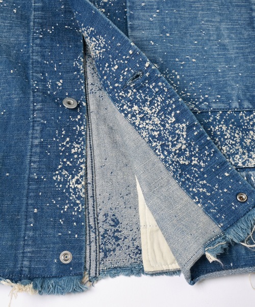 Dulcamara（ドゥルカマラ）の「グラニュールデニムカバーオール-U（デニムジャケット・メンズ・インディゴブルー・0/1）」の12枚目の写真