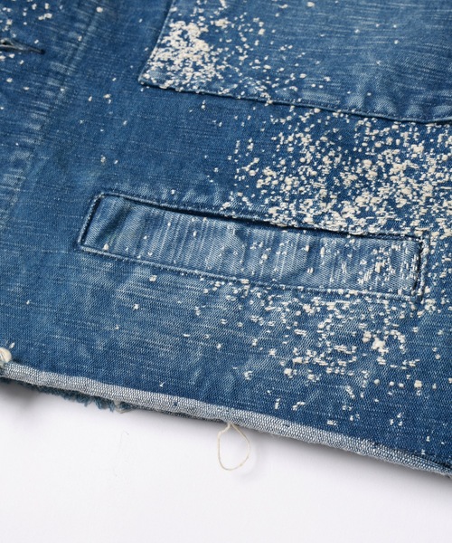 Dulcamara（ドゥルカマラ）の「グラニュールデニムカバーオール-U（デニムジャケット・メンズ・インディゴブルー・0/1）」の13枚目の写真