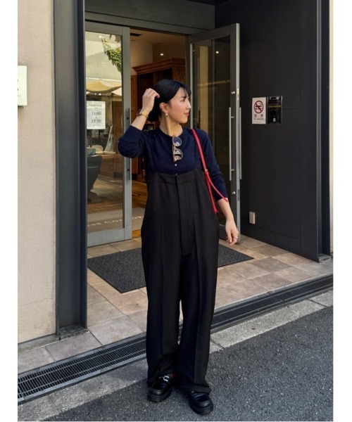 セール】肩リボンベアオールインワン（つなぎ/オールインワン