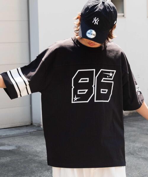 WEGO(ウィゴー)の「WEGO/ヘビーウェイトナンバリングBIG T(Tシャツ/カットソー・メンズ・ブラウン/ホワイト/ブラック/ダークグリーン・MEDIUM/LARGE)」の17枚目の写真