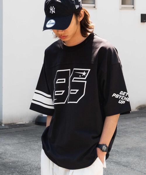 WEGO(ウィゴー)の「WEGO/ヘビーウェイトナンバリングBIG T(Tシャツ/カットソー・メンズ・ブラウン/ホワイト/ブラック/ダークグリーン・MEDIUM/LARGE)」の18枚目の写真