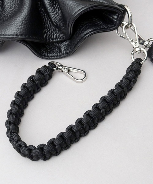 ADAM PATEK（アダムパテック）の「本革 レザー 2WAY 巾着 ハンド ミニショルダーバッグ（ショルダーバッグ・メンズ・ブラック・FREE）」の22枚目の写真