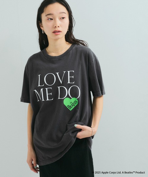 GOOD ROCK SPEED（グッドロックスピード）の「【THE BEATLES/ザ ビートルズ】LOVE ME DO Tシャツ（Tシャツ/カットソー・レディース・チャコールグレー/ブルー系その他2・FREE）」の5枚目の写真