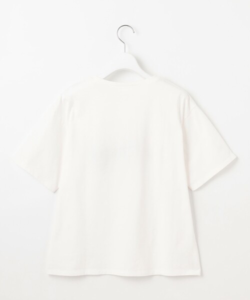 Feroux(フェルゥ)の「【洗える】リボン刺繍 Tシャツ(Tシャツ/カットソー・レディース・ホワイト系/ブラック系・F)」の13枚目の写真