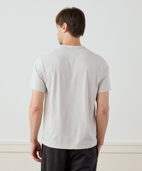 JAMES PERSE(ジェームスパース)の「コットンリネン ポケットTシャツ MCBJ3750(Tシャツ/カットソー・メンズ・ホワイト/ライトグレー/グレー・0/2/1)」の11枚目の写真