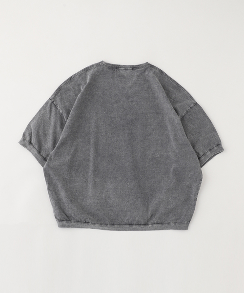 JOURNAL STANDARD J.S HOMESTEAD(ジャーナルスタンダードホームステッド)の「J.S.Homestead / オーバーラージ ポンチョ ショートスリーブTシャツ(Tシャツ/カットソー・メンズ・ブラック/チャコールグレー/パープル/ブラウン系その他・FREE)」の19枚目の写真