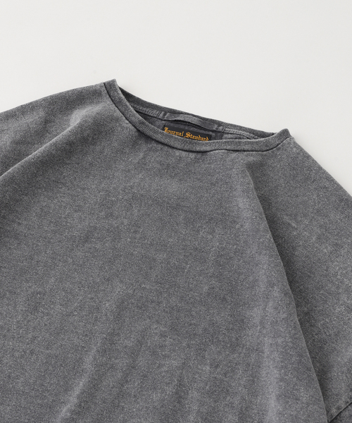 JOURNAL STANDARD J.S HOMESTEAD(ジャーナルスタンダードホームステッド)の「J.S.Homestead / オーバーラージ ポンチョ ショートスリーブTシャツ(Tシャツ/カットソー・メンズ・ブラック/チャコールグレー/パープル/ブラウン系その他・FREE)」の20枚目の写真