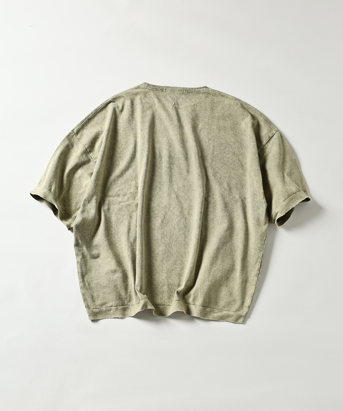 JOURNAL STANDARD J.S HOMESTEAD(ジャーナルスタンダードホームステッド)の「J.S.Homestead / オーバーラージ ポンチョ ショートスリーブTシャツ(Tシャツ/カットソー・メンズ・ブラック/チャコールグレー/パープル/ブラウン系その他・FREE)」の6枚目の写真