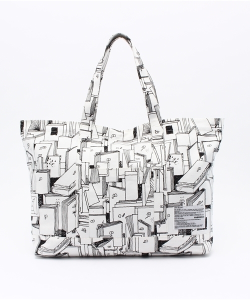 FABRICK(ファブリック)の「FABRICK【STEFAN MARX】 UTILITY TOTE BAG(トートバッグ・メンズ・ホワイト/グリーン・FREE)」の2枚目の写真