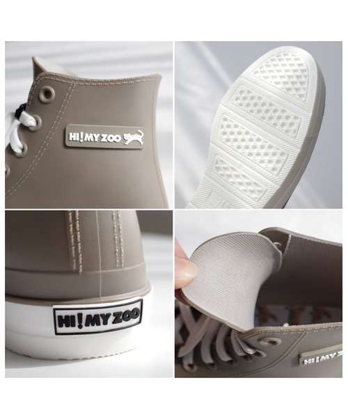 AmiAmi(アミアミ)の「【HI MY ZOO】レインスニーカー レインブーツ 長靴 防水 雨晴れ兼用(スニーカー・キッズ・ネイビー/ブラック/グレー・19cm/20cm/21cm/22cm/23cm/24cm)」の14枚目の写真