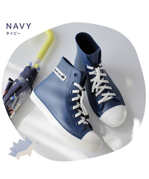 AmiAmi(アミアミ)の「【HI MY ZOO】レインスニーカー レインブーツ 長靴 防水 雨晴れ兼用(スニーカー・キッズ・ネイビー/ブラック/グレー・19cm/20cm/21cm/22cm/23cm/24cm)」の17枚目の写真