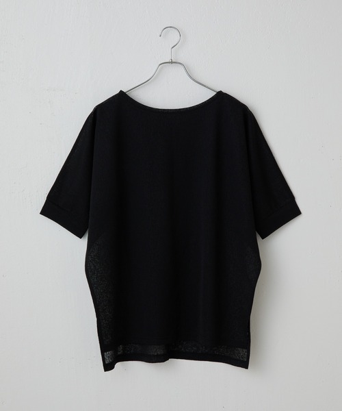 COLONY 2139(コロニートゥーワンスリーナイン)の「スラブシアードルマンプルオーバー(Tシャツ/カットソー・レディース・ピンク/オフホワイト/ブラック/ベージュ・FREE)」の15枚目の写真