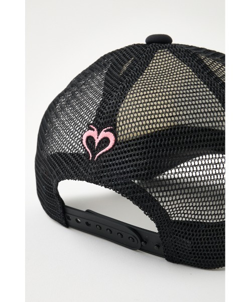 MOUSSY（マウジー）の「BEP OG HEART MESH キャップ（キャップ）」 - WEAR