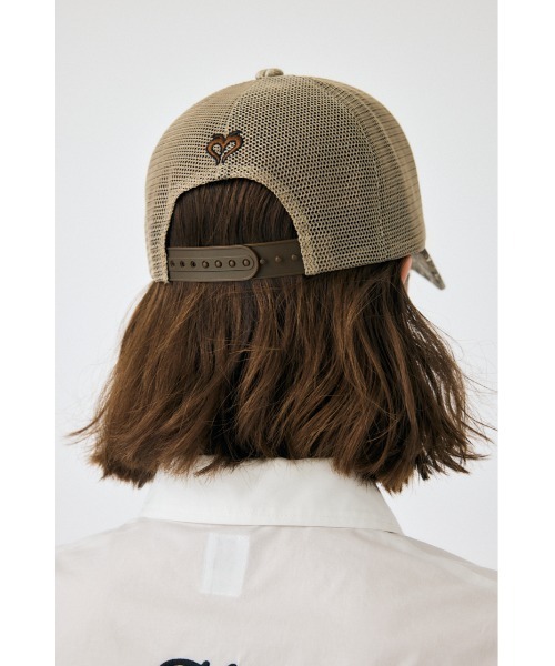 MOUSSY（マウジー）の「BEP OG HEART MESH キャップ（キャップ）」 - WEAR