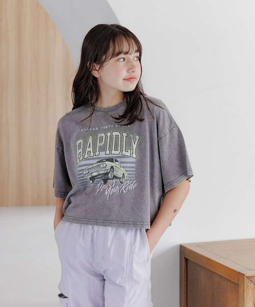 セール】ヴィンテージ加工ショートT/327188（Tシャツ/カットソー