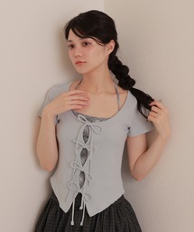 check inner docking tops/チェックインナードッキングトップス