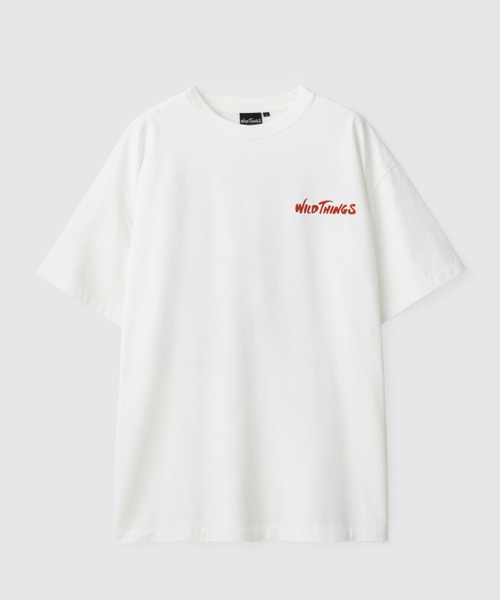 WILD THINGS（ワイルドシングス）の「ワイルド・ティアラー S/S Tシャツ│WILD-TEARER TEE SS（Tシャツ/カットソー・メンズ・ライトカーキ/ブラック/ホワイト・S）」の7枚目の写真
