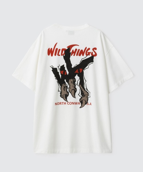 WILD THINGS（ワイルドシングス）の「ワイルド・ティアラー S/S Tシャツ│WILD-TEARER TEE SS（Tシャツ/カットソー・メンズ・ライトカーキ/ブラック/ホワイト・S）」の8枚目の写真
