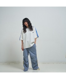 【EFFECTEN】Zip sleeve s/s Tee