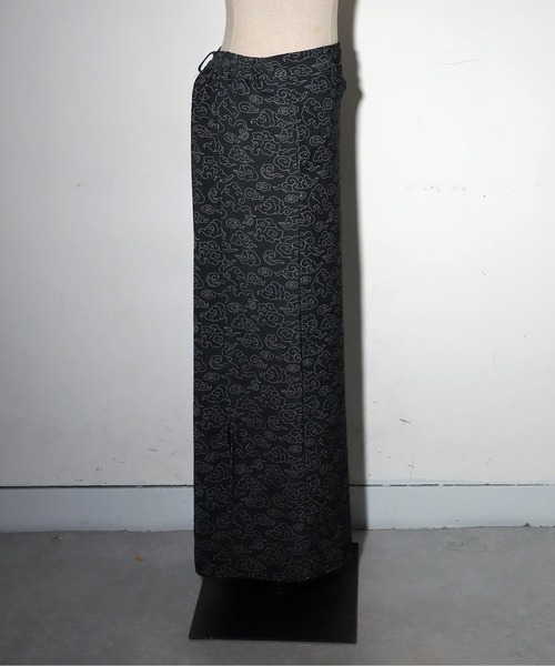 antiqua(アンティカ)の「和柄ロングスカート(スカート・レディース・ブラック・ONESIZE)」の14枚目の写真