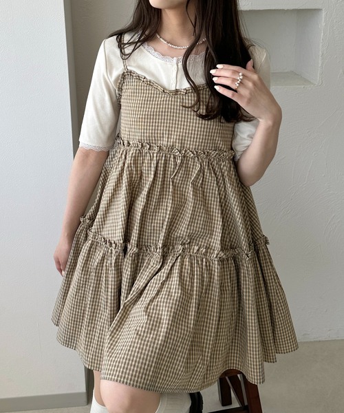 apres jour clair（アプレジュールクレア）の「【apres jour clair】アソートレースヘンリートップス【4周年記念アイテム】（Tシャツ/カットソー・レディース・ネイビー/アイボリー/その他/杢グレー/ホワイト系その他2・X-LARGE/フリー）」の10枚目の写真