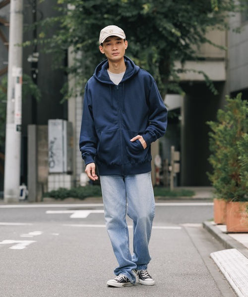 セール】△LIFEMAX/ライフマックス 10オンス フルジップパーカ（裏