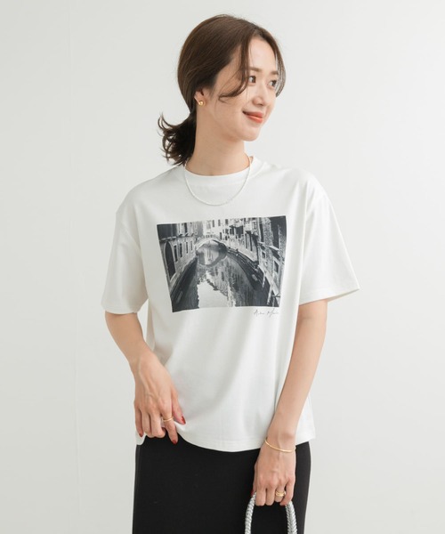 【アーバンリサーチドアーズ】フォトプリント半袖Tシャツ セール】フォトプリント半袖Tシャツ（Tシャツ/カットソー