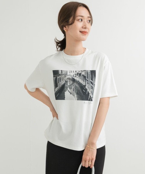 URBAN RESEARCH DOORS（アーバンリサーチドアーズ）の「フォトプリント半袖Tシャツ（Tシャツ/カットソー・レディース・オフホワイト/ホワイト系その他・MEDIUM）」の12枚目の写真