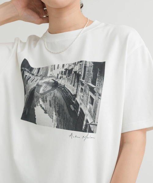 URBAN RESEARCH DOORS（アーバンリサーチドアーズ）の「フォトプリント半袖Tシャツ（Tシャツ/カットソー・レディース・オフホワイト/ホワイト系その他・MEDIUM）」の15枚目の写真
