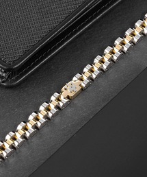 Maserati（マセラティ）の「「Maserati/マセラティ」アイコニック - メンズ ブレスレット シルバー（ブレスレット）」