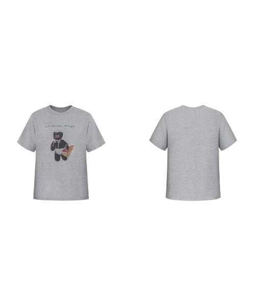 tシャツ レタリングキャットプリント 半袖Tシャツ FX25S371「Fano Studios」「2025SS」 レディース メンズ レタリングキャットプリント 半袖Tシャツ FX25S371【Fano