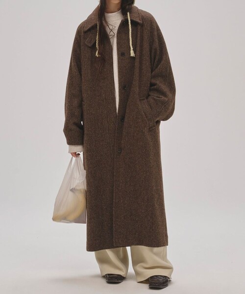 TODAYFUL/トゥデイフル】Mixwool Raglan Coat/ミックスウールラグラン