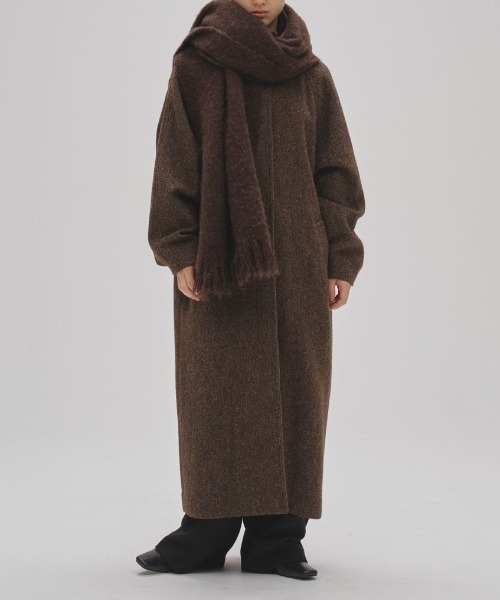 TODAYFUL（トゥデイフル）の「【TODAYFUL/トゥデイフル】Mixwool Raglan Coat/ミックスウールラグランコート（その他アウター・レディース・ブラウン・36/38）」の17枚目の写真