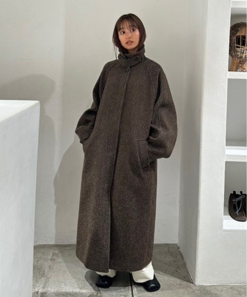 TODAYFUL ミックスウールラグランコート TODAYFUL/トゥデイフル】Mixwool Raglan Coat/ミックスウールラグラン