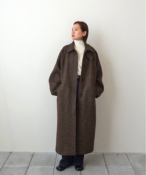 TODAYFUL/トゥデイフル】Mixwool Raglan Coat/ミックスウールラグラン