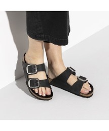 BIRKENSTOCK（ビルケンシュトック）の「Arizona Natural Leather 【ナロー幅】 UNISEX Black（サンダル・メンズ）」