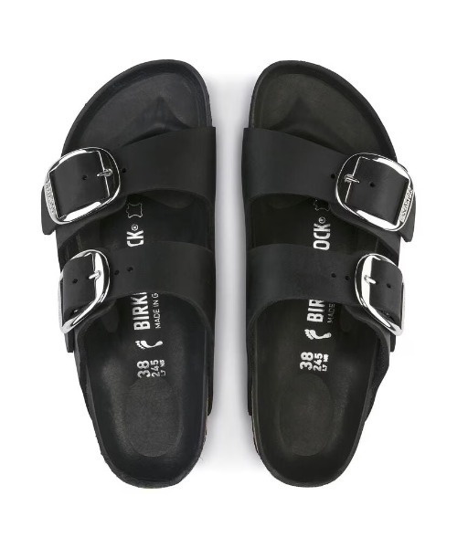 BIRKENSTOCK（ビルケンシュトック）の「【公式】ビルケンシュトック Arizona Big Buckle/アリゾナ ビッグバックル オイルドナチュラルレザー（サンダル・レディース・ブラック・22.5cm【ナロー幅】/23cm【ナロー幅】/24cm【ナロー幅】/24.5cm【ナロー幅】/25cm【ナロー幅】）」の9枚目の写真
