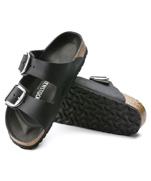 BIRKENSTOCK（ビルケンシュトック）の「【公式】ビルケンシュトック Arizona Big Buckle/アリゾナ ビッグバックル オイルドナチュラルレザー（サンダル・レディース・ブラック・22.5cm【ナロー幅】/23cm【ナロー幅】/24cm【ナロー幅】/24.5cm【ナロー幅】/25cm【ナロー幅】）」の8枚目の写真
