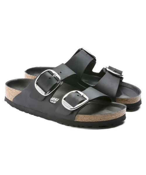 BIRKENSTOCK（ビルケンシュトック）の「【公式】ビルケンシュトック Arizona Big Buckle/アリゾナ ビッグバックル オイルドナチュラルレザー（サンダル・レディース・ブラック・22.5cm【ナロー幅】/23cm【ナロー幅】/24cm【ナロー幅】/24.5cm【ナロー幅】/25cm【ナロー幅】）」の6枚目の写真