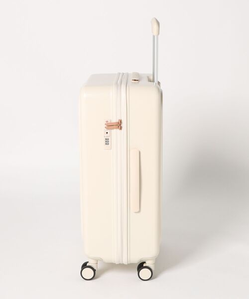 HaNT(ハント)の「ポルメロー 57L 5~7泊 3.8kg キャスターストッパー 双輪キャスター 05872(スーツケース/キャリーバッグ・レディース・ネイビー/レッド/オフホワイト・M)」の4枚目の写真