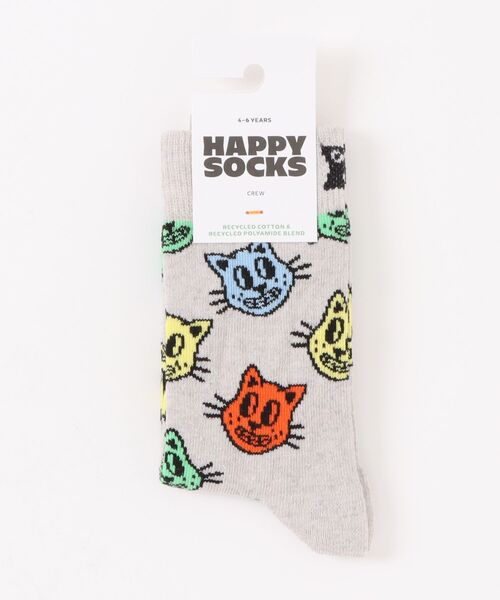 Happy Socks(ハッピーソックス)の「●HAPPY SOCKS●animal design KIDSモデル(ソックス/靴下・キッズ・グレー系その他/グレー・MEDIUM/LARGE/X-LARGE/SMALL)」の2枚目の写真