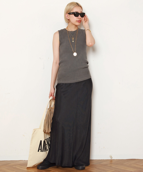 Cu/R maxi skirt（スカート）｜EVERYDAY I LIKE.（エヴリディアイ